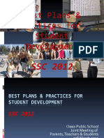 SSC 2012 - Best - Practices For Students Development