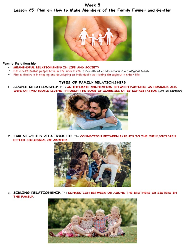 Week 5 Firmer and Gentler Relationship in The Family Lecture | PDF ...