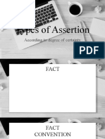 2Qtr-W3-L1 - Types of Assertion