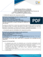 Guía para el desarrollo del componente práctico y rúbrica de evaluación - Unidad 1, 2 y 3 - Fase 5 - Desarrollo del componente práctico