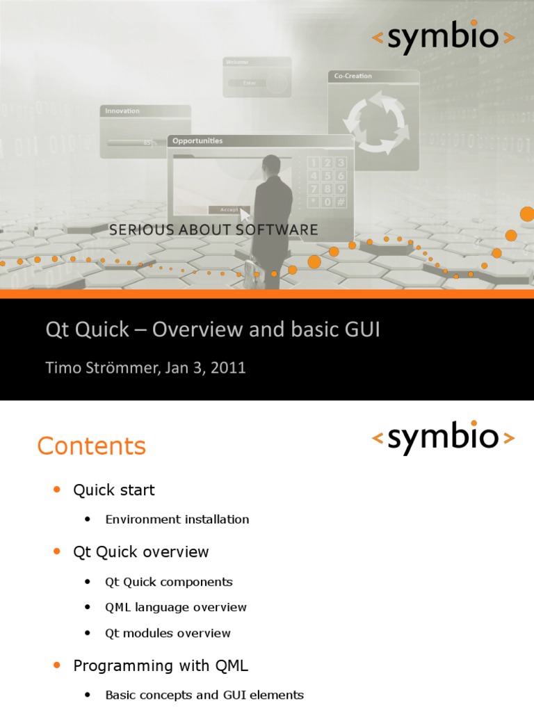 Qt Quick: GUI Development Basics | PDF | Computer Programming ...