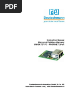 Instruction Manual Universal Fieldbus-Gateway Unigate FC - Profinet 2port