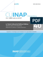 La Teoría Cultural de Políticas Públicas: Apuntes Sobre Sus Fundamentos. Por Alejandro M. Estévez y Gustavo Banchero