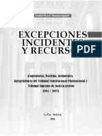 Excepciones 2018