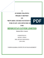 Rewards and Recognition Schemes For Staff and Officers of HLL Hindustan Lever Limited by Monika Tikoo HR (PDF Library)