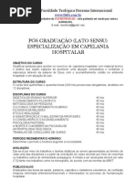  GRADE POSGRADUACAO CAPELANIA HOSPITALAR