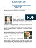 El Instituto Internacional de Estudios Anticorrupción Celebra La Vinculación de Expertos Nacionales e Internacionales