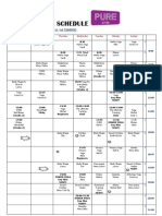 PURE June Schedule