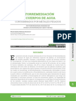 Fitorremediación en Cuerpos de Agua Contaminados Por Metales Pesados