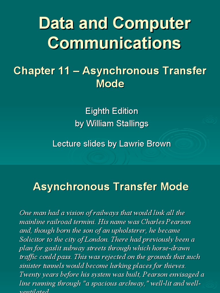 Asynchronous Transfer Mode Overview | PDF | Asynchronous Transfer Mode ...