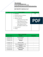 Rundown Kegiatan