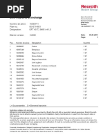 Liste de Pièces de Rechange