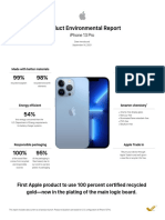 Product Environmental Report: Iphone 13 Pro