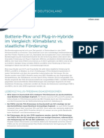 Batterie-Pkw Und Plug-in-Hybride Im Vergleich: Klimabilanz vs. Staatliche Förderung