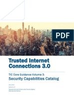 CISA - TIC 3.0 Vol. 3 Security Capabilities Catalog