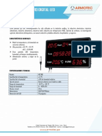 Termohigrómetro digital LED_HE218B