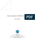 Forensic Analysis of OOXML Documents: Espen Didriksen