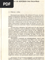 Texto Os Sentidos Das Palavras (Livro)