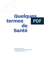 Termes de Sante (French-English)