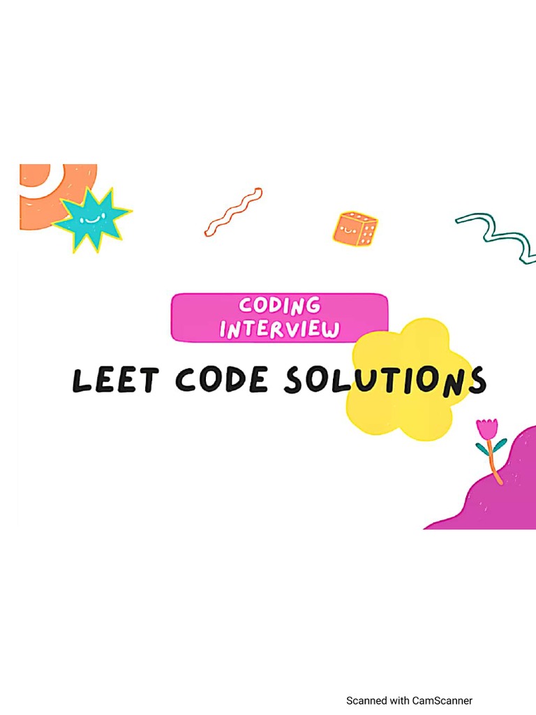 LeetCode Complete Solution | PDF