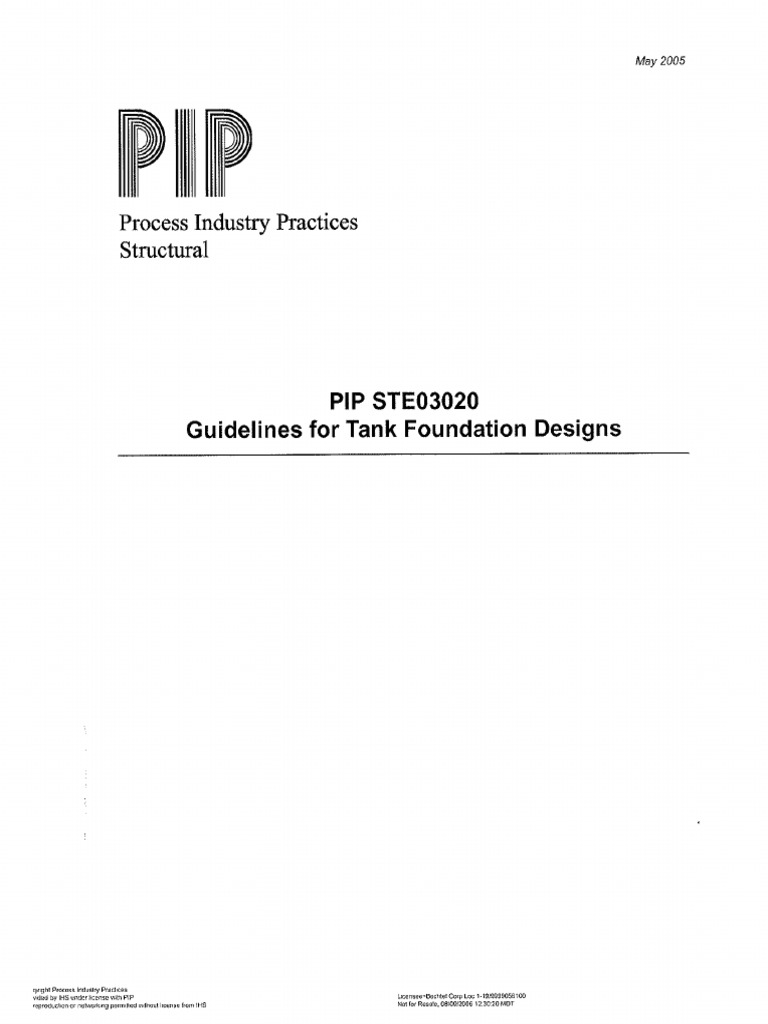 Pip Ste 030202 | PDF | Geotechnical Engineering | Specification ...