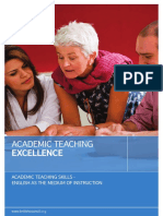 British Council Academic Teaching Excellence Brochure