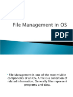 File Management in OS