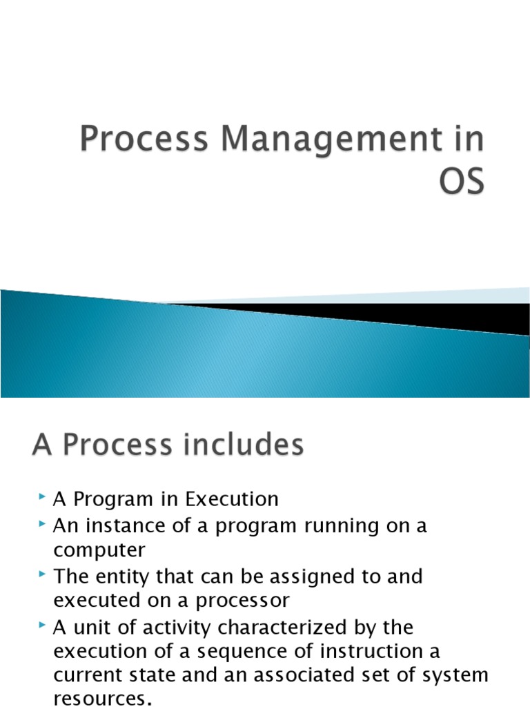 Process Management in Operating Systems | PDF