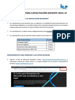 2022-I B Lineamientos Capacitación Microsoft