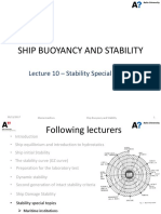 Ship Stability Special Topics