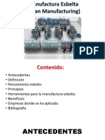 Lean Manufacturing (Manufactura Esbelta)