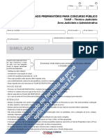 Simulado TJ AP Tecnico Judiciario Folha de Respostas