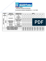 Matriz curricular 2020 do ensino fundamental e EJA