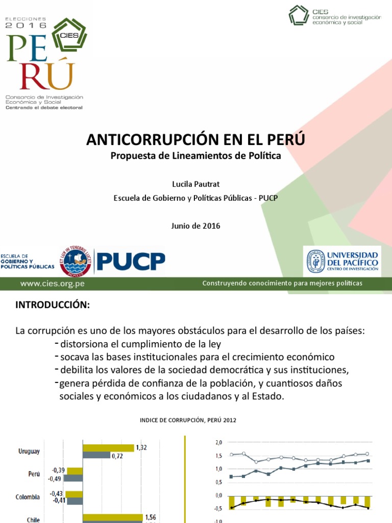 Lineamientos para Combatir la Corrupción en Perú | PDF | Corrupción ...