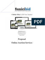 Proposal Online Auction Services: A Better Way To Sell Your Surplus!
