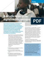 O Desafio Da Inclusão Digital em Moçambique