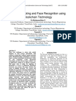 Electronic Voting and Face Recognition Using Blockchain Technology