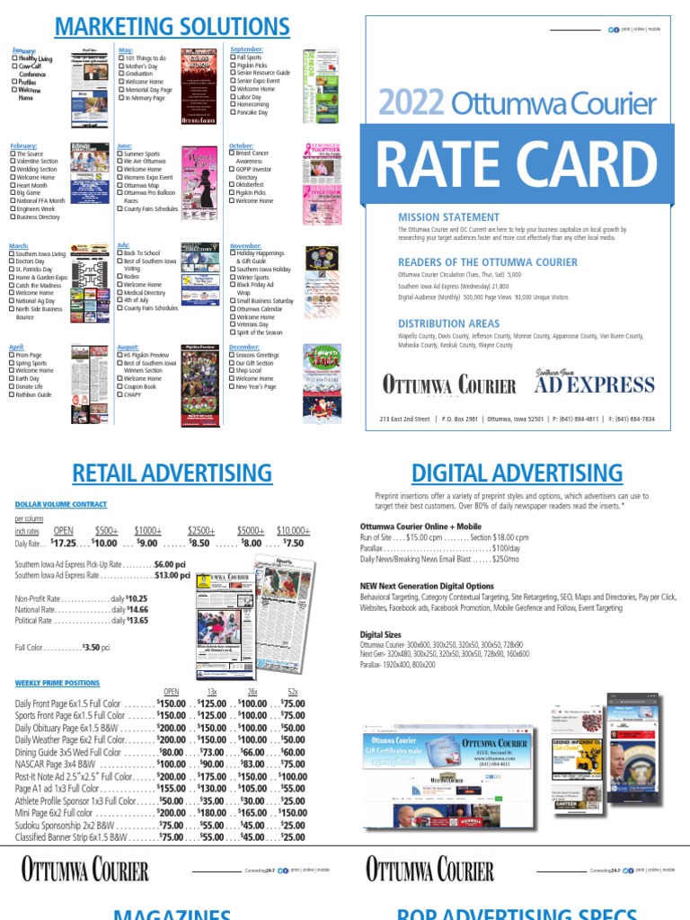 Marketing Solutions Ottumwa Courier PDF