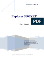 Explorer 5000XRF: User Manual