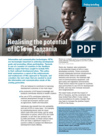 Realising The Potential of ICTs in Tanzania