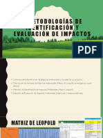 Metodologias de Identificación y Evaluación de Impactos