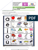 Acumulativa Inglés 1°. Periodo I