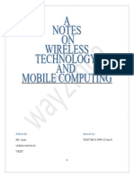 Wireless Technology Notes from way2mca.com