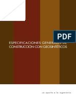 Especificaciones Generales Con Geosinteticos