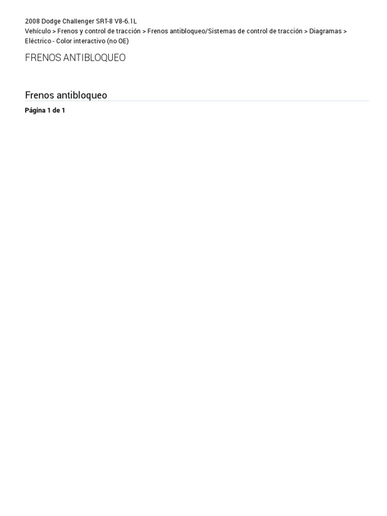 Abs Dodge Charger 2008 PDF Anti Lock Braking System Transport