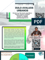 Docente Félix Camilo López - Modulo Urbanos (Avaluos Inmobiliarios)