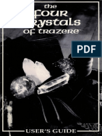 The Four Crystals of Trazere - Manual - DOS - EN
