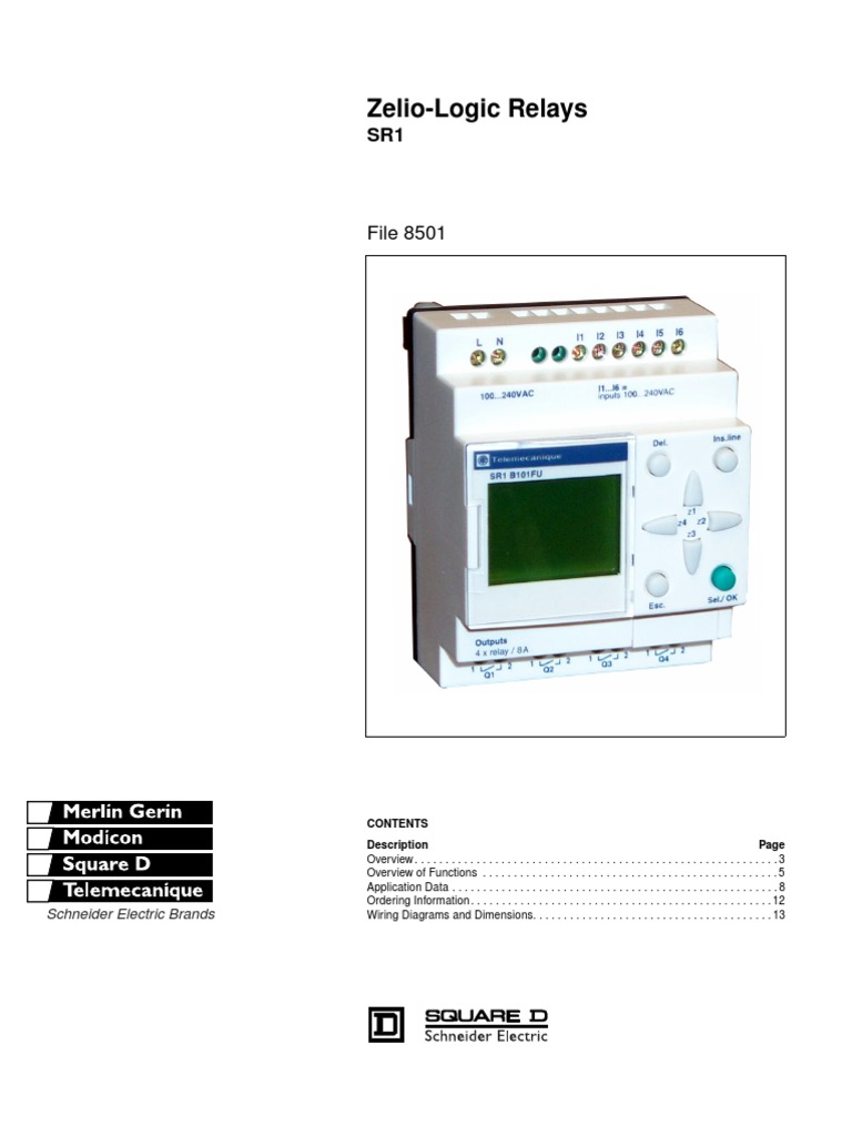 ZelioLogic Relays File 8501