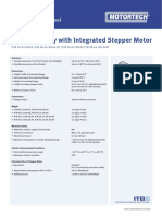 Throttle Body With Integrated Stepper Motor: Technical Data Sheet