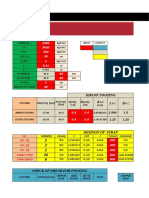 Strap Footing: Dim of Footing L B